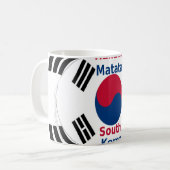 Zuid-Korea Hakuna Matata Art Print/Graphic Koffiemok (Voorkant links)