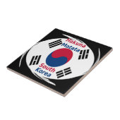 Zuid-Korea Hakuna Matata Art Print/Graphic Tegeltje (Zijkant)