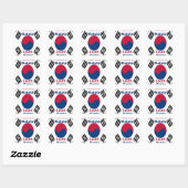 Zuid-Korea Hakuna Matata Art Print/Graphic Vierkante Sticker (Vel)