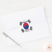 Zuid-Korea Hakuna Matata Art Print/Graphic Vierkante Sticker (Envelop)