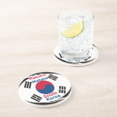 Zuid-Korea Hakuna Matata Art Print/Graphic Zandsteen Onderzetter (Zijkant)