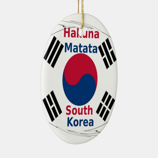 Zuid-Korea Hakuna Matata Keramisch Ornament (Rechts)