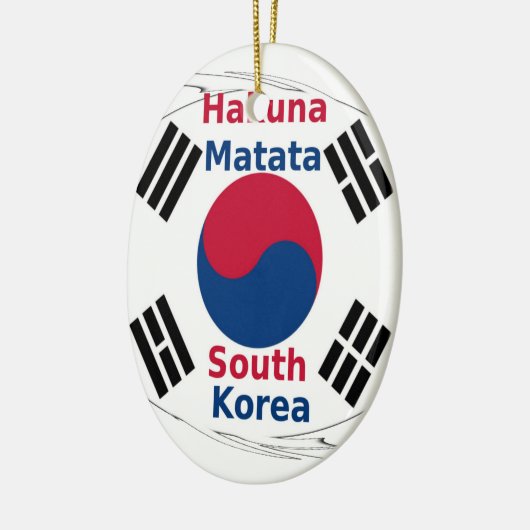 Zuid-Korea Hakuna Matata Keramisch Ornament (Links)