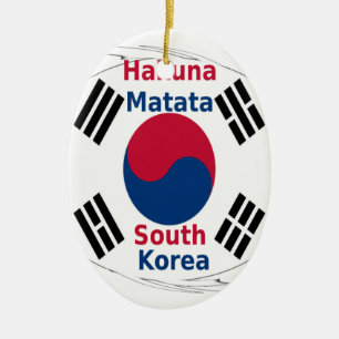 Zuid-Korea Hakuna Matata Keramisch Ornament