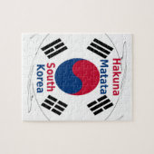 Zuid-Korea Hakuna Matata Legpuzzel (Horizontaal)