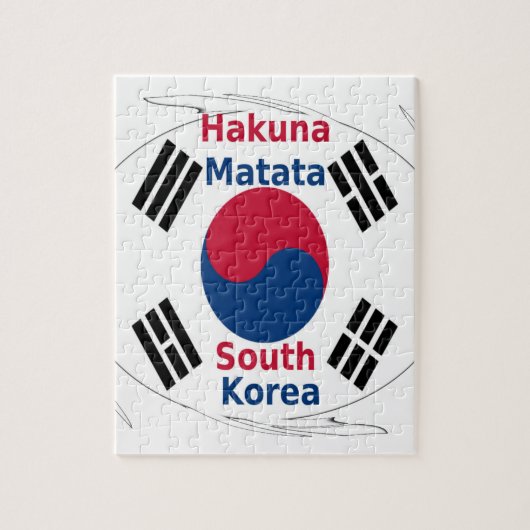 Zuid-Korea Hakuna Matata Legpuzzel (Verticaal)