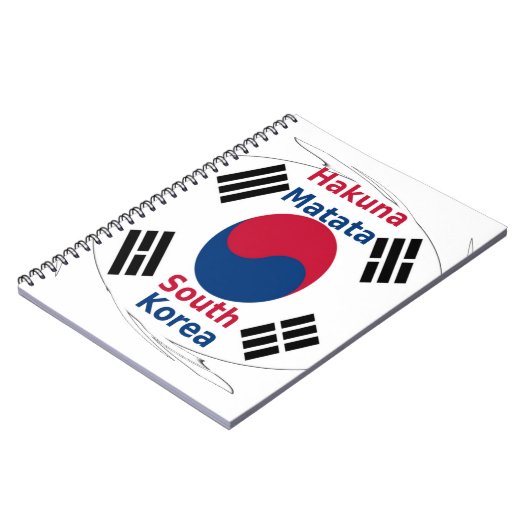 Zuid-Korea Hakuna Matata Notitieboek (Linkerzijde)