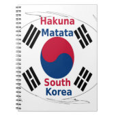 Zuid-Korea Hakuna Matata Notitieboek (Voorkant)