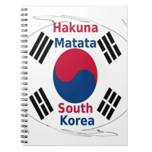 Zuid-Korea Hakuna Matata Notitieboek
