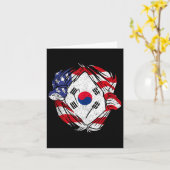 Zuid-Korea houdt van Zuid-Korea Pride Koreaanse Pa Kaart (Gele Bloem)