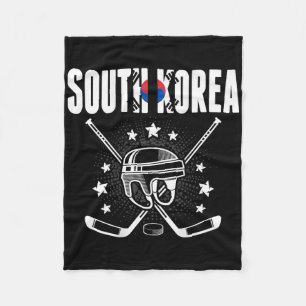 Zuid-Korea IJshockeyfans Jersey Koreaanse Vlag Puc Fleece Deken