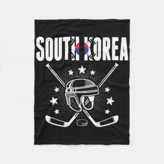Zuid-Korea IJshockeyfans Jersey Koreaanse Vlag Puc Fleece Deken