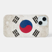 Zuid-Korea iPhone 15 Case (Achterkant horizontaal)
