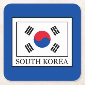 Zuid-Korea Kartonnen Onderzetters (Voorkant)