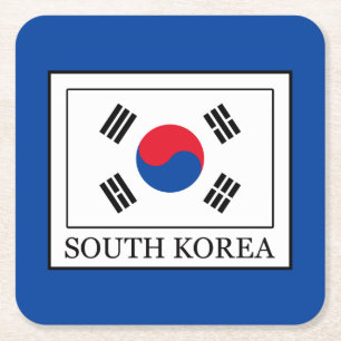 Zuid-Korea Kartonnen Onderzetters