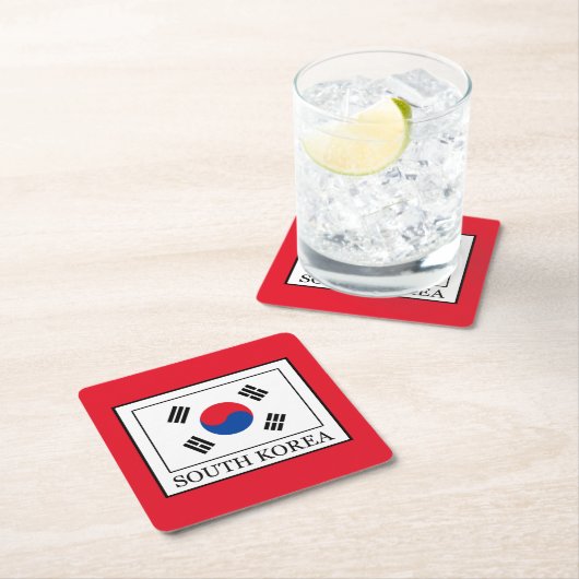 Zuid-Korea Kartonnen Onderzetters (Insitu)