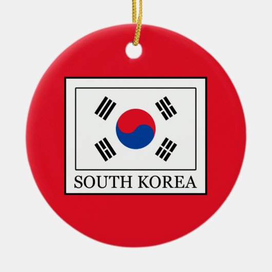 Zuid-Korea Keramisch Ornament (Voorkant)