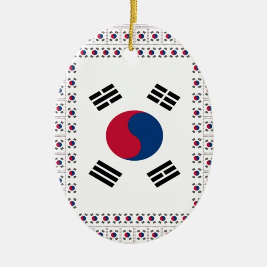 Zuid-Korea Keramisch Ornament (Voorkant)