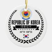 Zuid-Korea Keramisch Ornament (Voorkant)