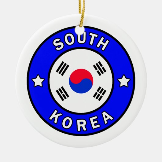 Zuid-Korea Keramisch Ornament (Voorkant)