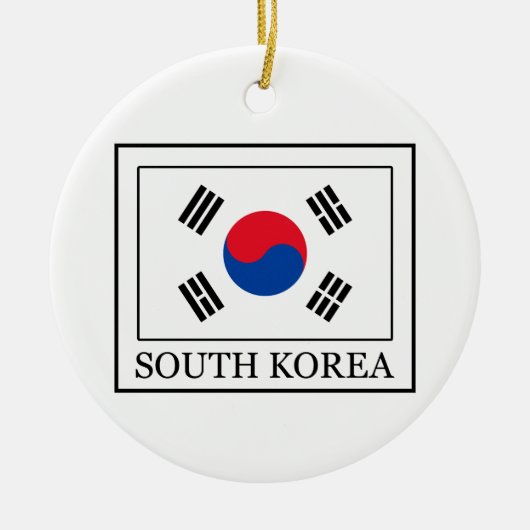 Zuid-Korea Keramisch Ornament (Voorkant)