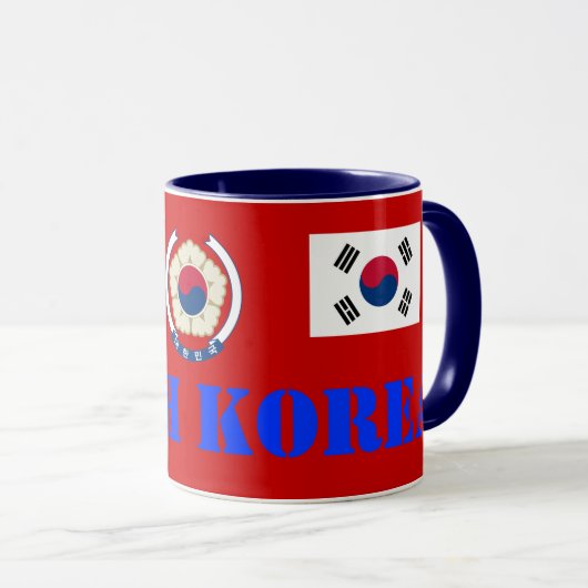 Zuid-Korea* Keramische Mok (Voorkant rechts)