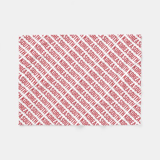 Zuid-Korea - Korea - 대 한 국 Fleece Deken (Voorkant (Horizontaal))