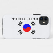 zuid - korea - landenvlag - tekst Case-Mate iPhone case (Achterkant (horizontaal))