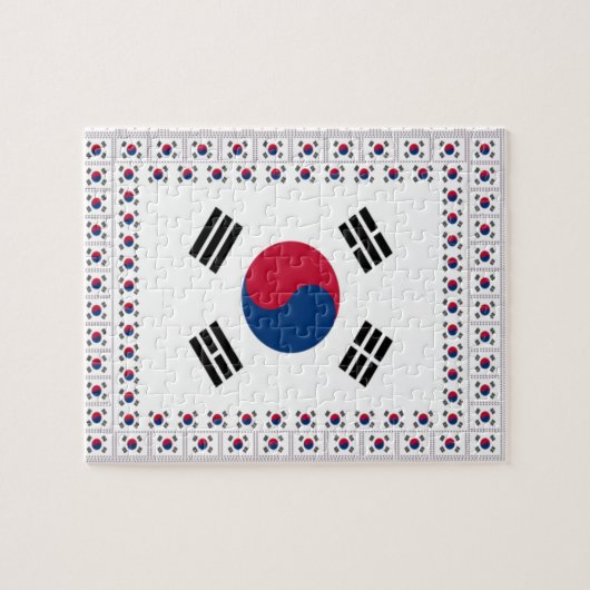 Zuid-Korea Legpuzzel (Horizontaal)