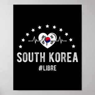 Zuid-Korea #libre Zuid-Korea Pride Koreaanse Patri Poster