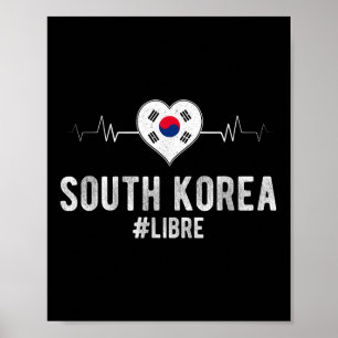 Zuid-Korea #libre Zuid-Korea Pride Koreaanse Patri Poster