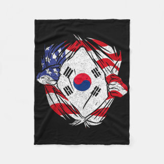 Zuid-Korea Liefde Zuid-Korea Trots Koreaanse Patri Fleece Deken