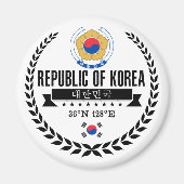 Zuid-Korea Magneet (Voorkant)