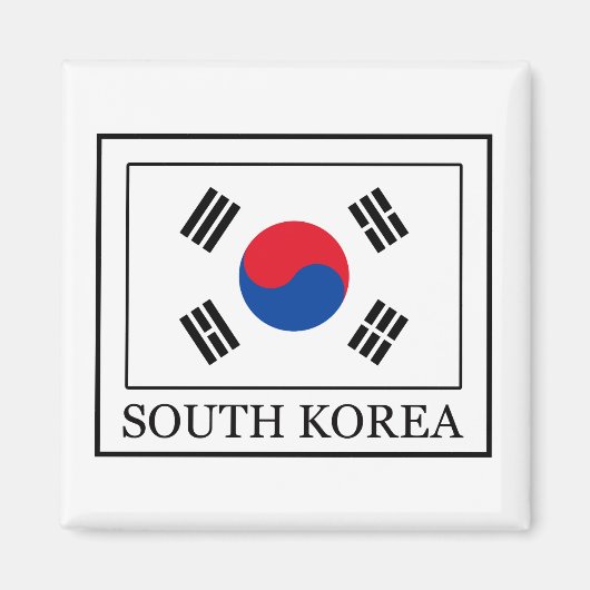 Zuid-Korea Magneet (Voorkant)