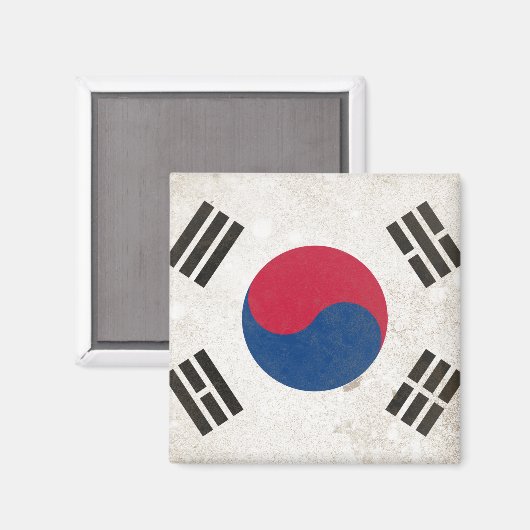 Zuid-Korea Magneet (Voorkant / Achterkant)