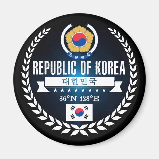 Zuid-Korea Magneet (Voorkant)