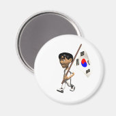 Zuid-Korea Magnet (Voorkant / Achterkant)