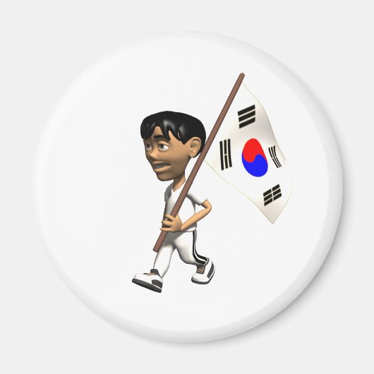Zuid-Korea Magnet (Voorkant)
