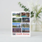 Zuid-Korea - Mozaïek - Briefkaart (Staand voorkant)