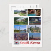 Zuid-Korea - Mozaïek - Briefkaart (Voorkant / Achterkant)