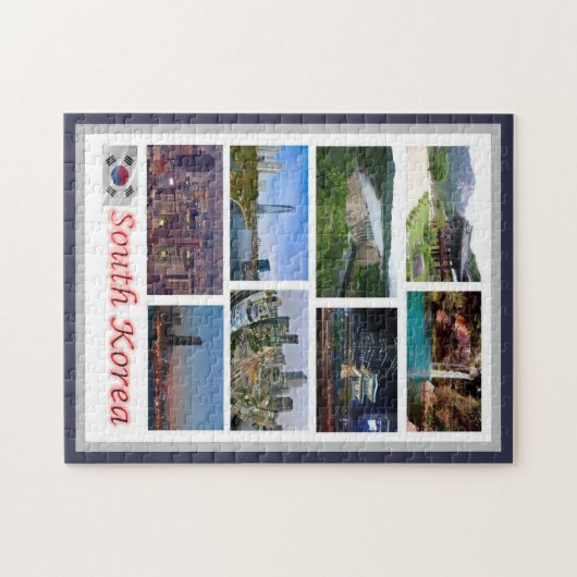 Zuid-Korea - Mozaïek - Legpuzzel (Horizontaal)