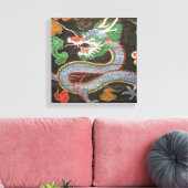Zuid-Korea Namdaemun Sungnyemun Dragon Canvas Afdruk (Insitu (Woonkamer))