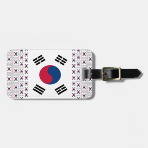 Zuid-Korea Nationale vlag: Koreaanse Taegeukgi tro Bagagelabel