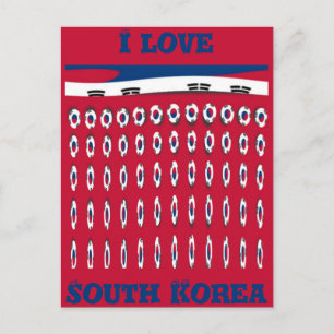 Zuid-Korea Nationale Vlag: Koreaanse Taegeukgi tro Briefkaart