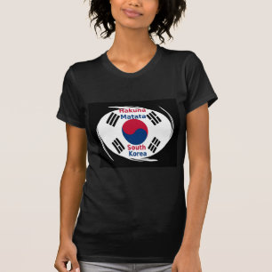 Zuid-Korea Nationale vlag: Koreaanse Taegeukgi tro T-shirt