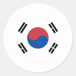 Zuid-Korea Nationale Vlag Sticker