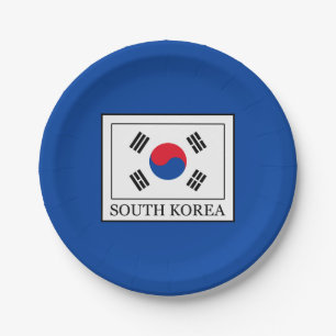 Zuid-Korea Papieren Bordje