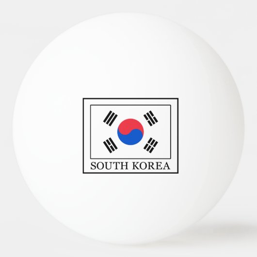 Zuid-Korea Pingpongbal (Voorkant)