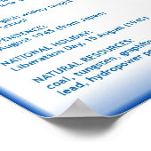 Zuid-Korea Poster (Hoek)