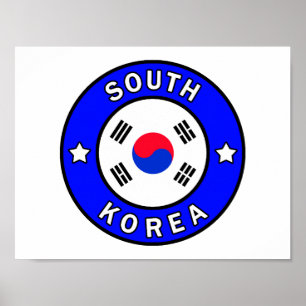 Zuid-Korea Poster